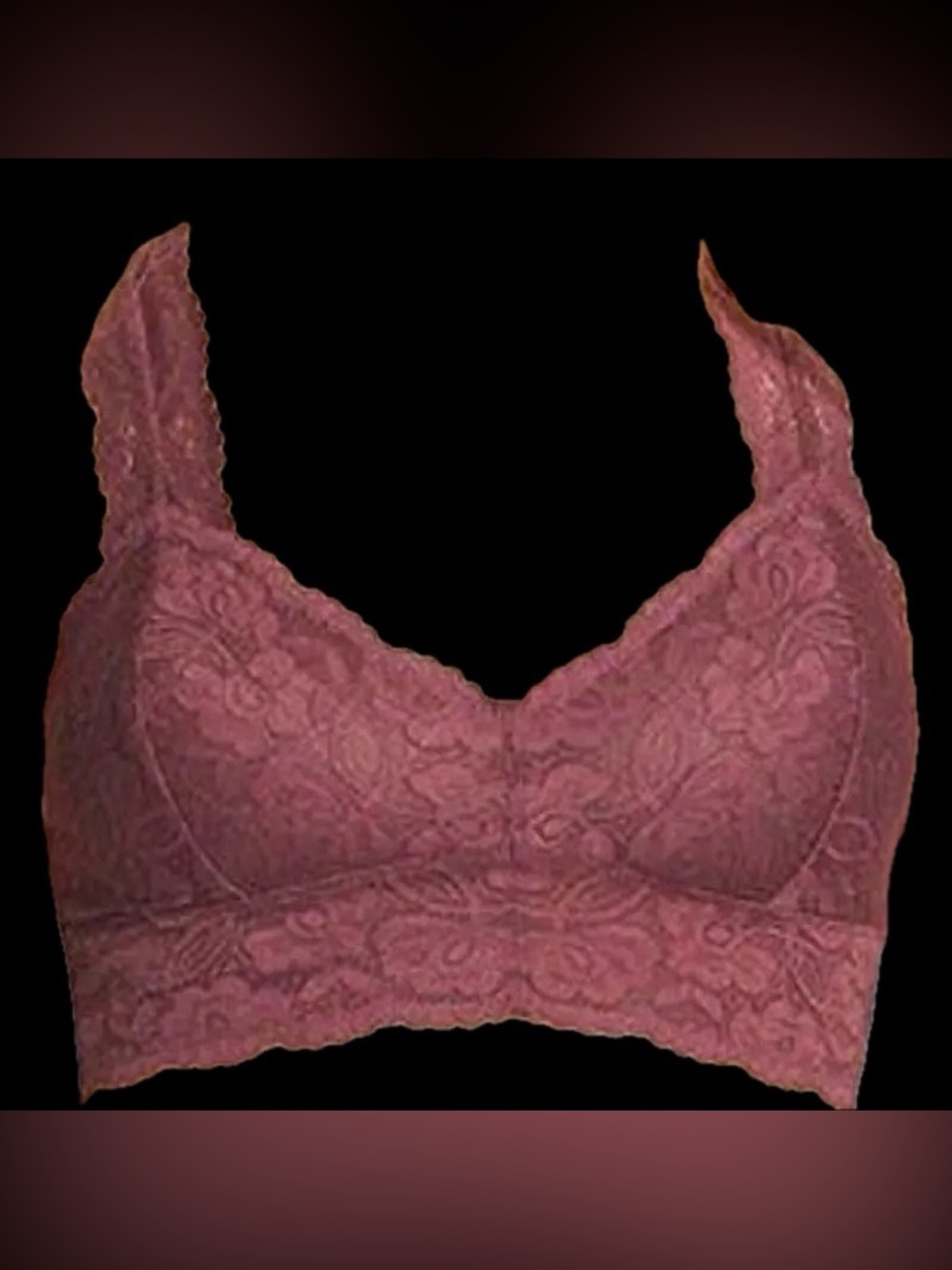 Free People Intimately Racerback Galloon Lace Bralette - Mauve